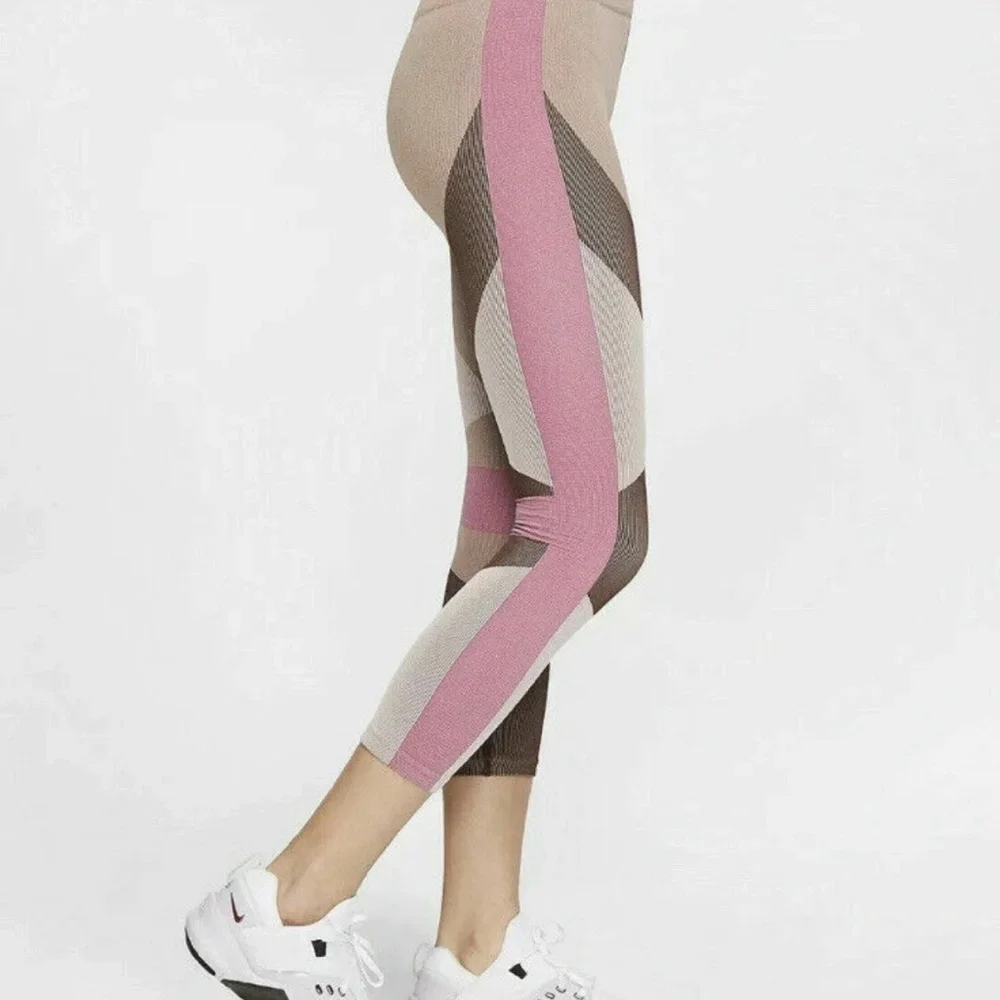 Nike Dri-FIT Sculpt Lux High Rise 7/8 Patterned Leggings Yoga Gym NWT Medium